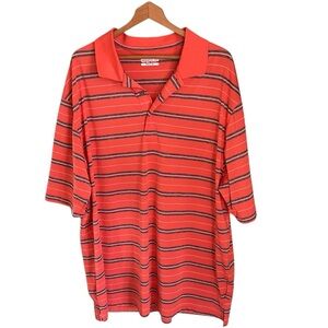 LL74 orange w white gray stripes grand slam 3XLT